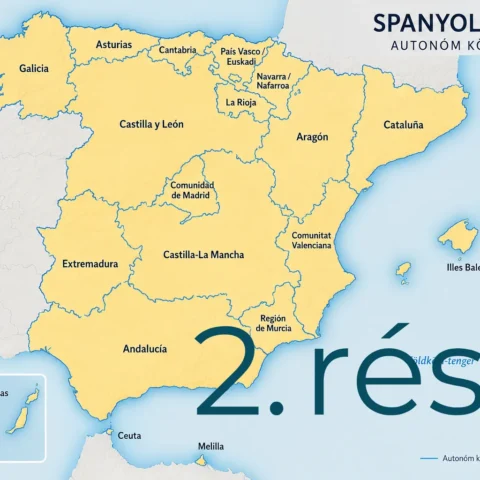 Spanyol régióválasztó kiköltözőknek