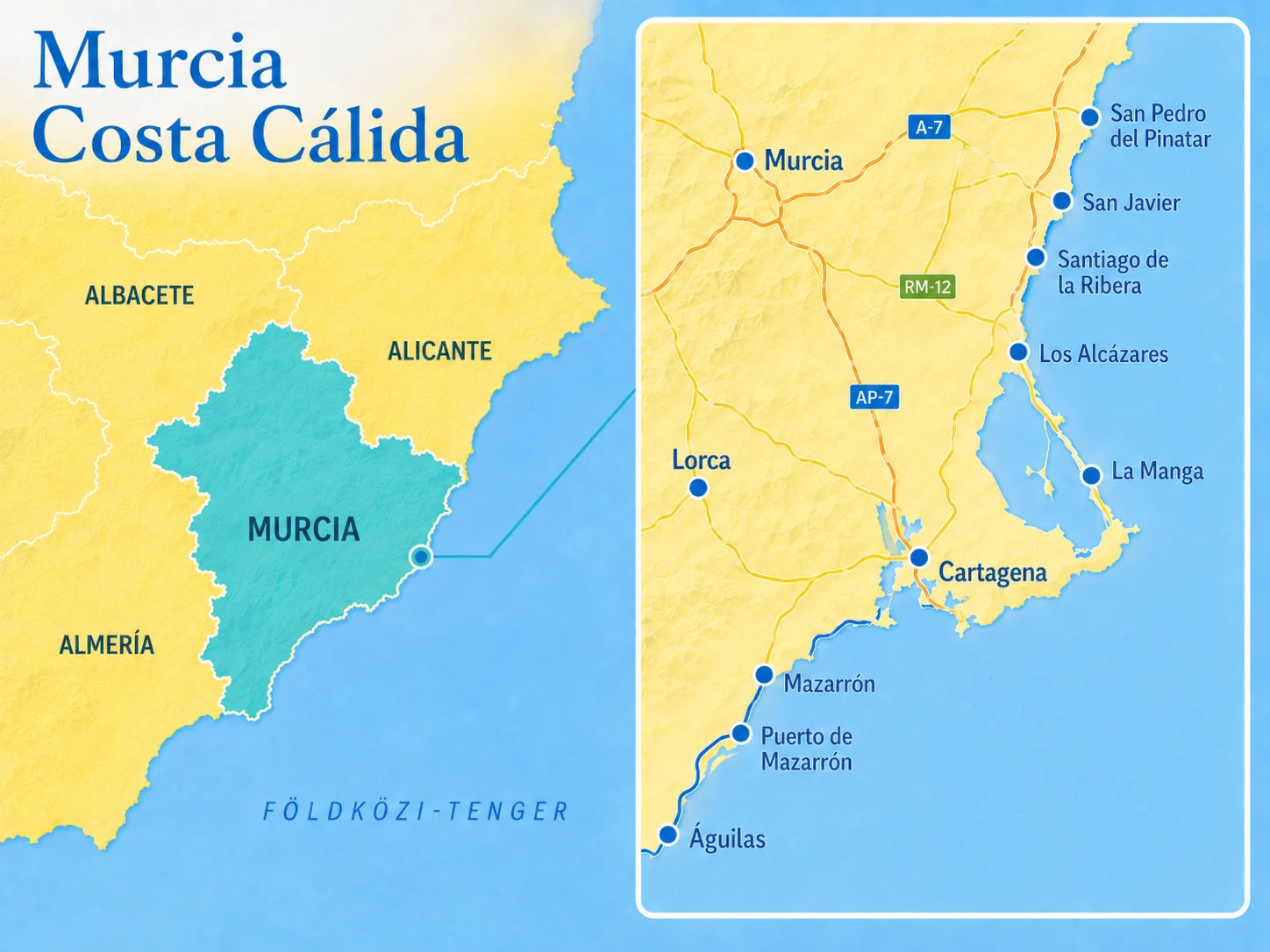 Murcia régió - spanyol régióválasztó sorozat
